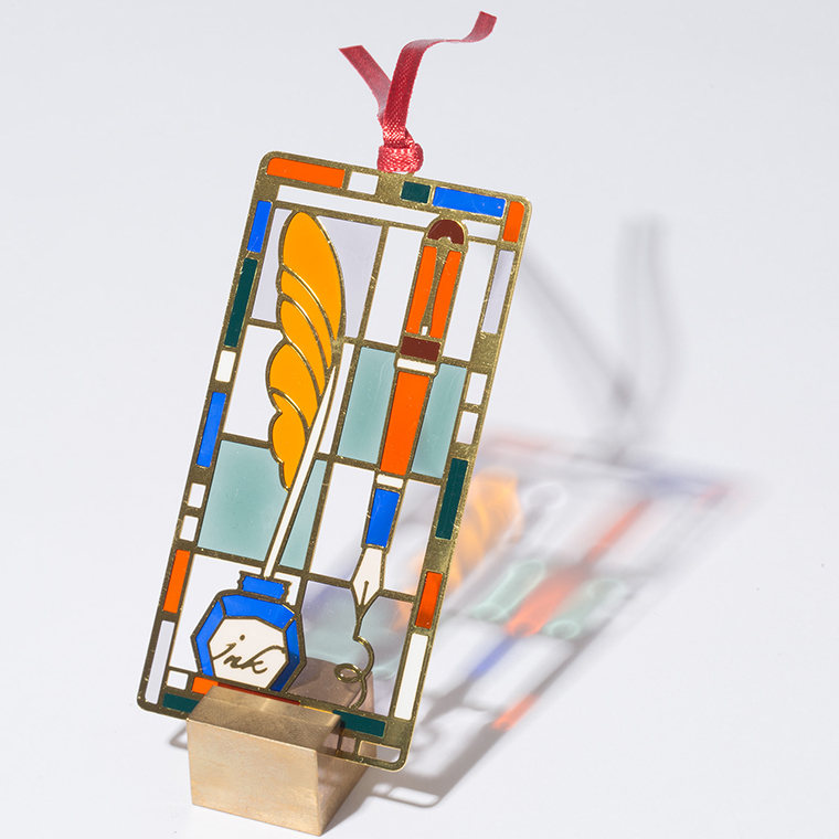 ステンドグラス風ブックマーク使用イメージ